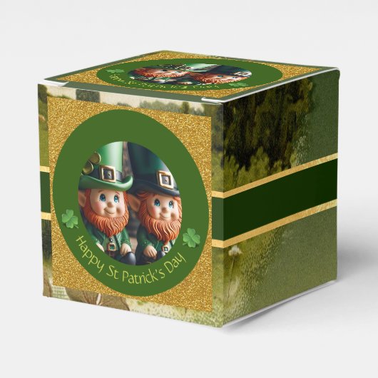 Miniatuur Leprechaun St Patrick's Day CFB Bedankdoosjes (Voorkant Zijde)