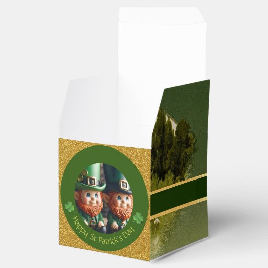 Miniatuur Leprechaun St Patrick's Day CFB Bedankdoosjes (Geopend)