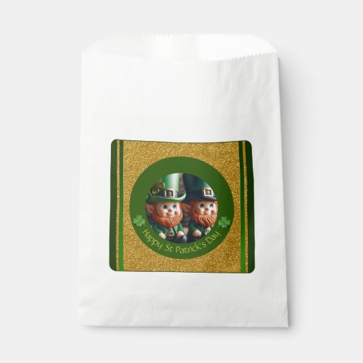 Miniatuur Leprechaun St Patrick's Day FB02 Bedankzakje (Voorkant)