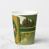 Miniatuur Leprechaun St Patrick's Day PPC Papieren Bekers (Achterkant)