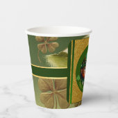 Miniatuur Leprechaun St Patrick's Day PPC Papieren Bekers (Voorkant)