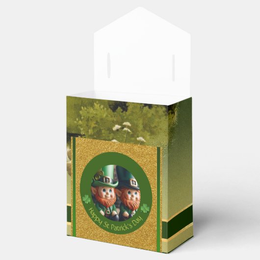 Miniatuur Leprechaun St Patrick's Day TFB Bedankdoosjes (Geopend)