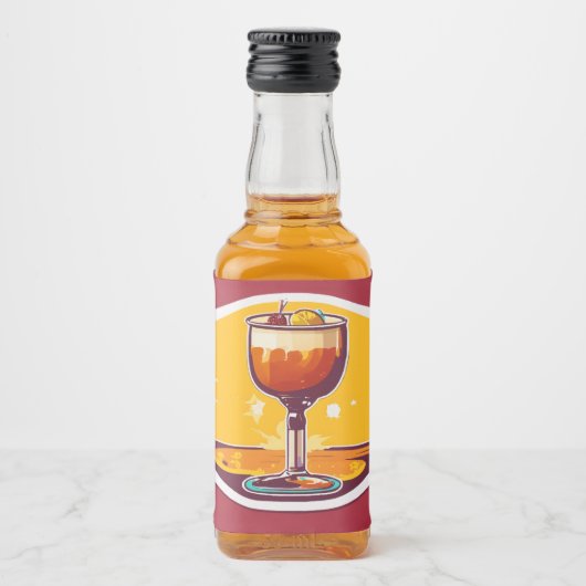 Miniatuur Magic Liquor Likeurfles Etiket (Voorkant)