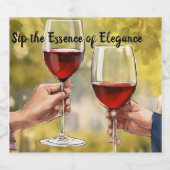 Miniatuur Magic Liquor Sparkling Wijnetiket (Enkel label)