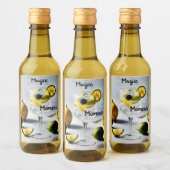 Miniatuur Magic Liquor Wijn Etiket (Flessen)