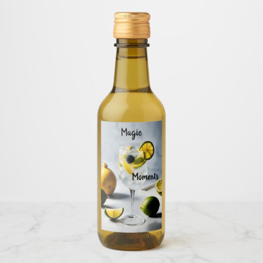 Miniatuur Magic Liquor Wijn Etiket (Voorkant)