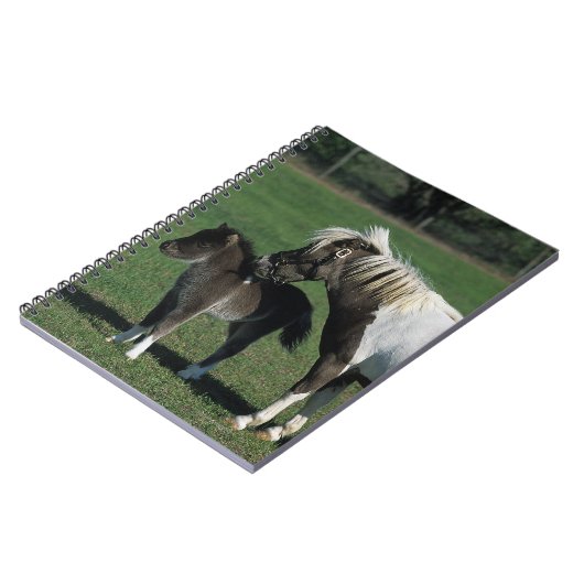Miniatuur Mare & Foal Standing Notitieboek (Linkerzijde)