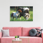 Miniatuur Mare & Foals 2 Canvas Afdruk (Insitu (Woonkamer))