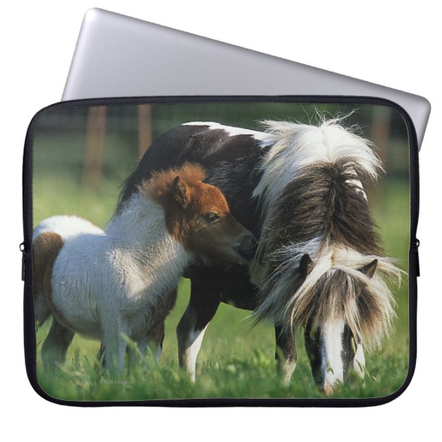 Miniatuur Mare & Foals 2 Laptop Sleeve (Voorkant)