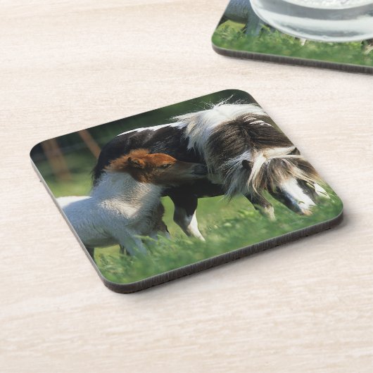 Miniatuur Mare & Foals 2 Onderzetter (Linkerzijde)