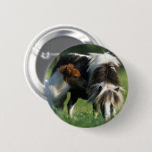 Miniatuur Mare & Foals 2 Ronde Button 5,7 Cm (Voorkant /achterkant)
