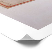 Miniatuur Nautical Map of the Adriatic, 1624 (parc Poster (Hoek)