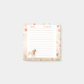 Miniatuur Paard Verhalenboek Valentijnsdag Script Post-it® Notes (Voorkant)