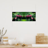 Miniatuur Pijnkegels Spiegel Abstract Poster (Keuken)