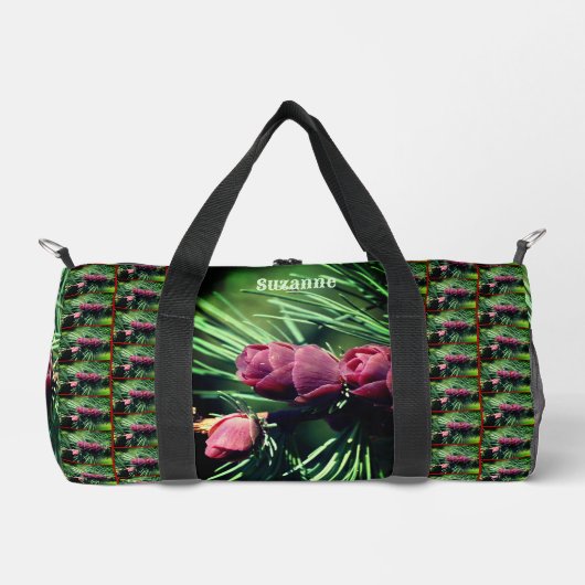 Miniatuur Pine Cones gepersonaliseerd Plunjezak (Voorkant)