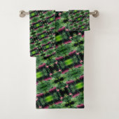 Miniatuur Pinecones sluit Abstract patroon af Bad Handdoek (Insitu)