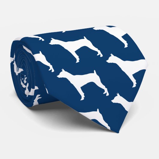 Miniatuur Pinscher チ ア ミ ピ ンニュ Stropdas (Opgerold)