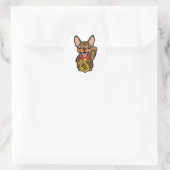Miniatuur Pinscher Chocolade Min Pin Dog Sticker (Tas)