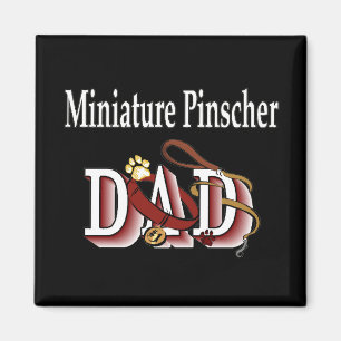 miniatuur pinscher dad Magnet