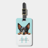 Miniatuur Pinscher Dog Bagagelabels (Voorkant verticaal)