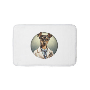 Miniatuur Pinscher Dog Doctor Badmat