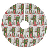 Miniatuur Pinscher Dog Kerstmis Kerstboom Rok (Voorkant)