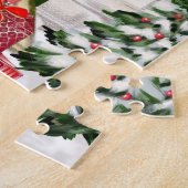 Miniatuur Pinscher Dog Kerstmis Legpuzzel (Zijkant)