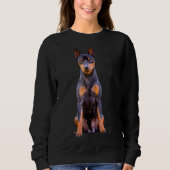 Miniatuur Pinscher Dog mama Papa T Love Puppy Pet  Trui (Voorkant)