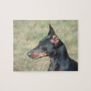 Miniatuur Pinscher Dog Puzzle Legpuzzel
