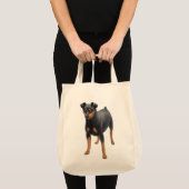 Miniatuur Pinscher Grocery Tas (Voorkant (product))