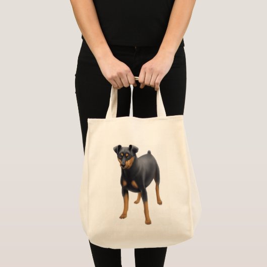 Miniatuur Pinscher Grocery Tas (Voorkant (product))