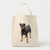 Miniatuur Pinscher Grocery Tas (Voorkant)