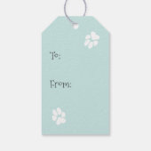 Miniatuur Pinscher Hond Happy Howlidays Schattige  Cadeaulabel (Achterkant)