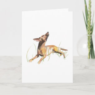 Miniatuur Pinscher kaart, Persoonlijk Kaart