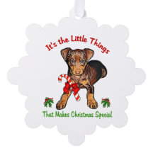 Miniatuur Pinscher-kerstcadeautjes