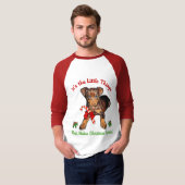 Miniatuur Pinscher-kerstcadeautjes T-shirt (Voorkant volledig)