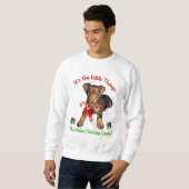 Miniatuur Pinscher-kerstcadeautjes Trui (Voorkant volledig)