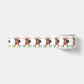Miniatuur Pinscher Kerstmis Grosgrain Lint (Voorkant)