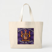 Miniatuur Pinscher, koning van speelgoed Grote Tote Bag (Voorkant)
