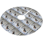 Miniatuur Pinscher Laat Het Sneeuw Kerstmis Kerstboom Rok (Gekanteld)