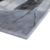 Miniatuur Pinscher Laat Het Sneeuw Kerstmis Snijplank (Hoek)