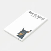 Miniatuur Pinscher Lover Post-it® Notes (Schuin)