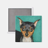Miniatuur Pinscher Magnet (Voorkant / Achterkant)