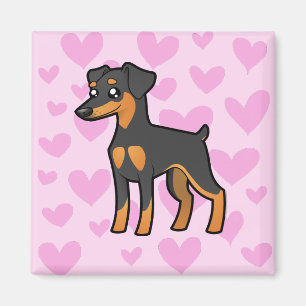 Miniatuur Pinscher/Manchester Terrier Love Magneet