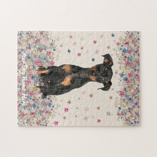 Miniatuur Pinscher met niet-bedekte oren en undock Legpuzzel (Horizontaal)