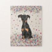 Miniatuur Pinscher met niet-bedekte oren en undock Legpuzzel (Verticaal)
