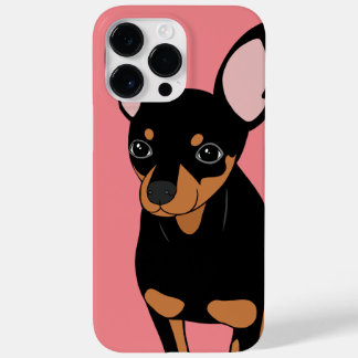 Miniatuur Pinscher Min Pin Apple iPhone 14 Hoesje