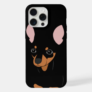 Miniatuur Pinscher Min Pin Apple iPhone 15 Pro Max Case