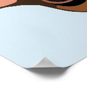 Miniatuur Pinscher Min Pin Dog Portrait Poster (Hoek)