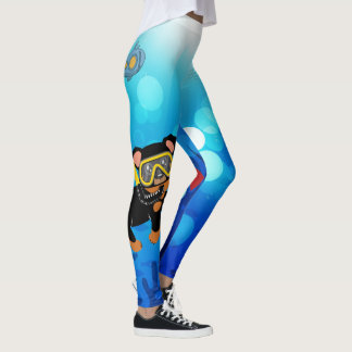 Miniatuur Pinscher (Min Pin) onder de Zee Legging